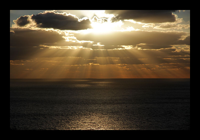Sonnenuntergang (Beachy Head, England - Canon EOS 7D)